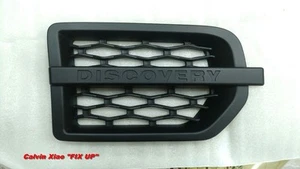 MIT MATT BLACK SIDE VENT GRILLE FOR LAND ROVER L319 DISCOVERY 3 2004-2009 - Picture 1 of 4
