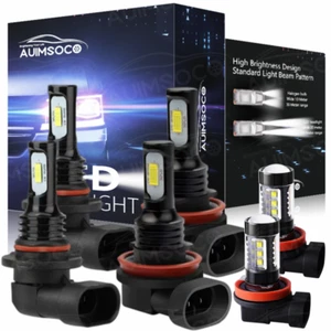 For Toyota RAV4 2013-2015 LED Headlight Bulbs Hi/Low Fog Light 6000K High Power - Foto 1 di 12
