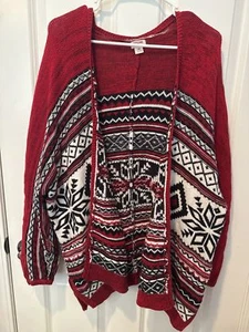 Mossimo Supply Co. | Sweaters | Mossimo Supply Co Cardigan Open Aztec Snowflake - Picture 1 of 2