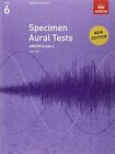 Specimen Aural Tests, Grade 6: new edition from 2011 (Spec... by ABRSM Paperback