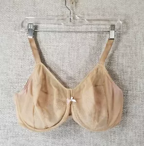 Chantelle 15710 Revele Moi Perfect Fit Underwire Bra Beige Lace Womens 38DDDD - Picture 1 of 12