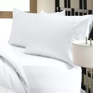 1500 Thread Count 100% Egyptian Cotton 1500 TC Bed Sheet Set KING White Solid - Picture 1 of 1