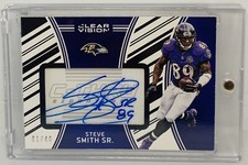 2016 Clear Vision Steve Smith Sr ON-CARD Auto /40 "1/1"? BAL Ravens CAR Panthers
