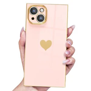 Funda Forro Mujer Moda Rosa Protector Para Apple iPhone 13/14 – 6.1 inch - Picture 1 of 7