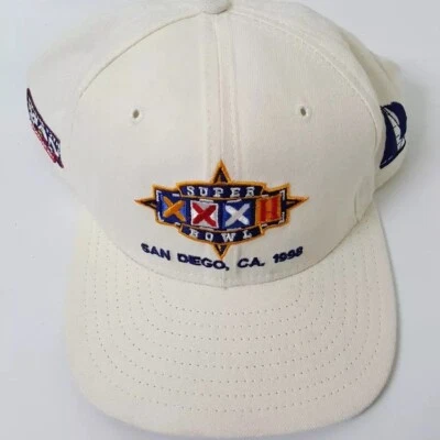 Vintage 90s Superbowl XXXII 32 San Diego Snapback Cap Hat 247 of 1500 - Image 1 of 4