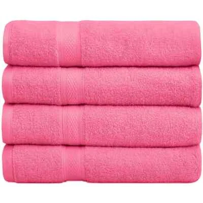 4 Pack Luxury Bath Towels Set Combed Cotton Highly Absorbent 27"x54" 500 GSM - Image 1 of 4