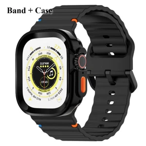 Custodia TPU + Cinturino Sport per Apple Watch Serie 10 9 8 7 6 5 Ultra 42/46/49mm - Foto 1 di 20