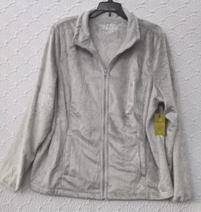 Womens Jacket Made For Life 1X Silver Color Very Soft New with Tag - Picture 1 of 10