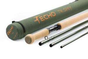 ECHO TR2 TROUT SPEY 4113-4 11' 3" FT 4 WT 4PC FLY ROD--FREE $65 LINE!