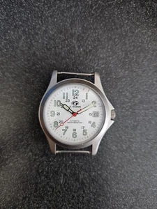 Vintage G. Monin Automatic Field Watch Ausstellungsgehäuse 38mm mit Krone läuft RAR - Bild 1 von 5