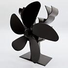 Xmas Wood Burning Stove Fan Fireplace Fan Sturdy 7X3.5X7inch Low Noise Energy