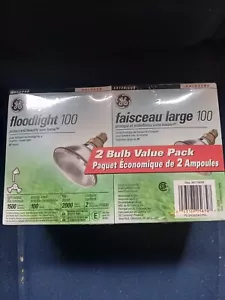 GE 100w PAR38 Light Bulb 25° Dimmable 100 Watt 2-pack Floodlights - Picture 1 of 3