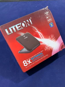 LITEON eTDU108-02 1 USB Powered DVD-ROM / CD-R / DVD-R / DVD+R Reader - Picture 1 of 5