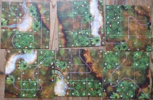 LOT OF DOUBLE SIDED BOARDS/SOLDIERS OF THE SUN EXPANSION /HORIZON ZERO DAWN/TG03 - Imagen 1 de 2