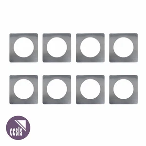 Set of 8 x Colour Frame 195 x 190mm 140mm Internal - Silver - Picture 1 of 3
