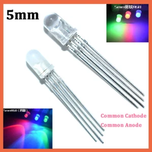 Ultrahelle LEDs 5 mm weiß klar diffus Leuchtmittel gemeinsame Kathode / gemeinsame Anode - Bild 1 von 7