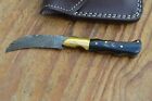 Damascus Custom Made Folding Knife Laguiole Type From The Eagle Collection M857v