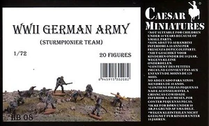 Caesar Miniatures 1/72 B08 WWII German Army Sturmpioniere Team - Picture 1 of 3