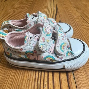 Converse All Star low top princess castle slip on sneakers SIZE 5 - Picture 1 of 7
