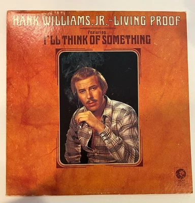 Vtg Hank Williams Jr. Living Proof LP 1974 MGM M3M-4971 VINYL -Country VG+/VG - Image 1 of 4