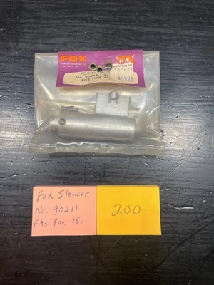 VINTAGE FOX SILENCER / MUFFLER  NO. 90211 (FITS FOX 15 ) - Image 1 of 2