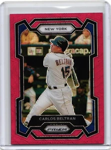 2024 Panini Prizm Baseball #16 Carlos Beltran Red Wave New York - Picture 1 of 2