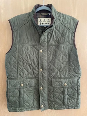 Chaleco acolchado Barbour para hombre, talla S - verde Foto 1 de 4