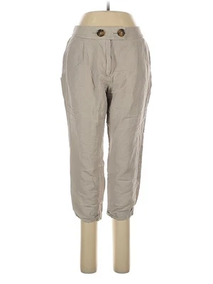 Pantalones de lino grises para mujer Calvin Klein 12 Foto 1 de 4