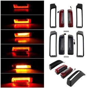 Light Fender LED Rear Side Saddlebag Glide Glide/ Road Street 2024 For Harley % - Picture 1 of 9