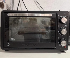 Thomson Mini Backofen 1380W Schwarz 7 Liter Ideal für kleine Gerichte 🍕🥪🌯🫕 - Bild 1 von 5
