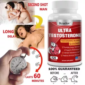 Testosterone Capsules - Boost Energy, Improve Stamina - Testosterone Booster - Picture 1 of 11