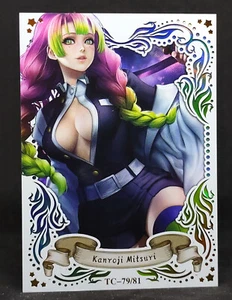 TC-79/81 Goddess Story Girl Party Top Card Kanroji Mitsuri Demon Slayer Foil - Picture 1 of 5