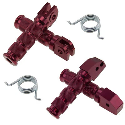 Rider Passenger Rest Red For Honda CBR 04-19 Front Rear Sport Foot Peg Set Stand - Изображение 1 из 3