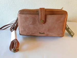 New THE SAK Iris Smartphone Convert. Crossbody Wallet, Wristlet w/Suede Pocket - Picture 1 of 5