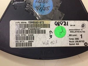 1SMB5931BT3 ON SEMI DIODE ZENER 18V 3W SMB 40 PIECES - Picture 1 of 1