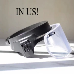 US STOCK Military Bulletproof Face Shield NIJ IIIA Visor for M88 Tactical Helmet - Picture 1 of 7