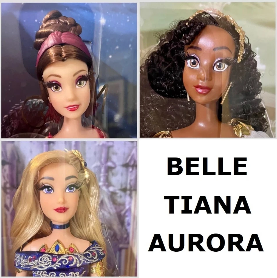 Boneca Disney Designer Collection - Bela - Aurora - Tiana - Imagem 1 de 1