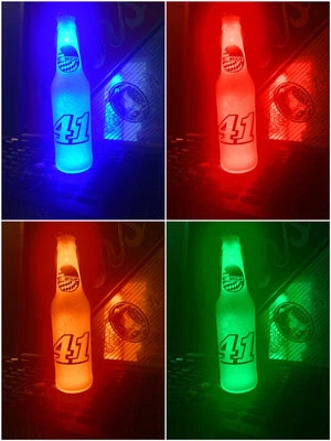 NASCAR #41 Kurt Busch Racing Beer Bottle 12oz Beer Bottle Light LED Mens - Image 1 of 3