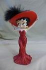 8.5" BETTY BOOP "Betty Fixing Hat" Red Dress Figure 2004 Westland Giftware #6969