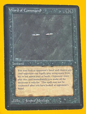 MTG WORD OF COMMAND Beta (OldManMTG 004-969) - Image 1 of 4