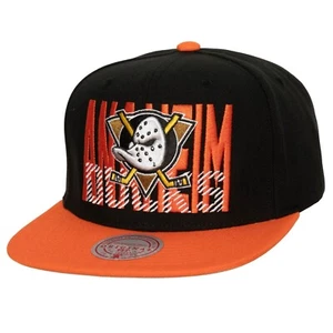 Brand New Mitchell & Ness Ducks Cross Check Snapback Hat - Picture 1 of 3