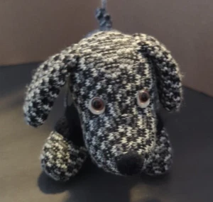 Peluche cane piccolo bianco e nero - Foto 1 di 6