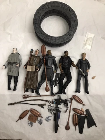 Lot Diamond Select Stargate SG-1 Action Figures Ori Carter Tealc Daniel GateRing Cover