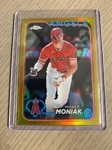 2024 Topps Chrome GOLD Mickey Moniak /50 Anaheim Angels #6 - Picture 1 of 1
