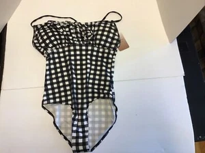 Cocofree One Piece Swim Suit Medium (plaid) - Picture 1 of 4