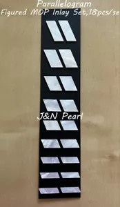 20pcs Figured Mother of Pearl Parallelogram Inlay Set Gibson Electric Guitars - Picture 1 of 2