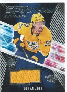 2018-19 Upper Deck SPX ROMAN JOSI #XS-RJ Swatches Jersey SPXcitement