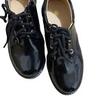 NEW LACE-UP PATENT LEATHER BLACK DRESS SHOES FOR LITTLE BOYS Sizes US 12C