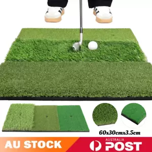3-in-1 Golf Mat Practice Mat Outdoor Indoor Training Mat Hitting Mat Driving Pad - Picture 1 of 11