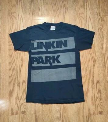 Vintage 2000s Linkin Park band T-shirt Small Black Graphic Print Spell Out - Image 1 of 4